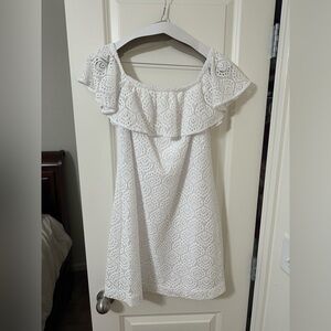 Lilly Pulitzer White Lace Mini Dress